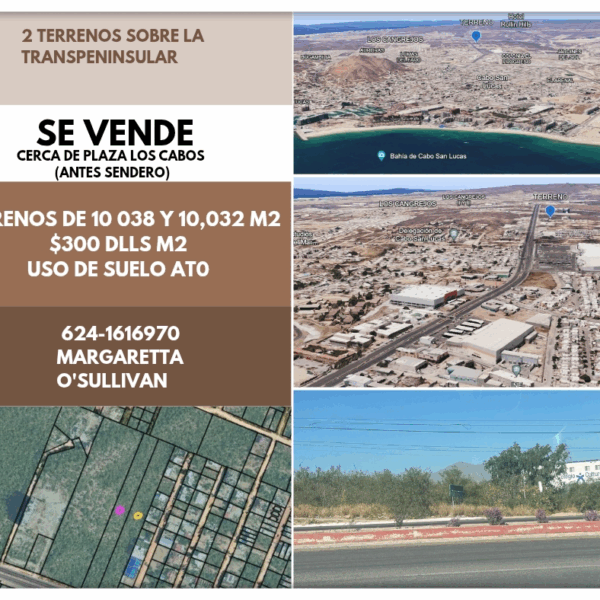 2 Terrenos por Sendero